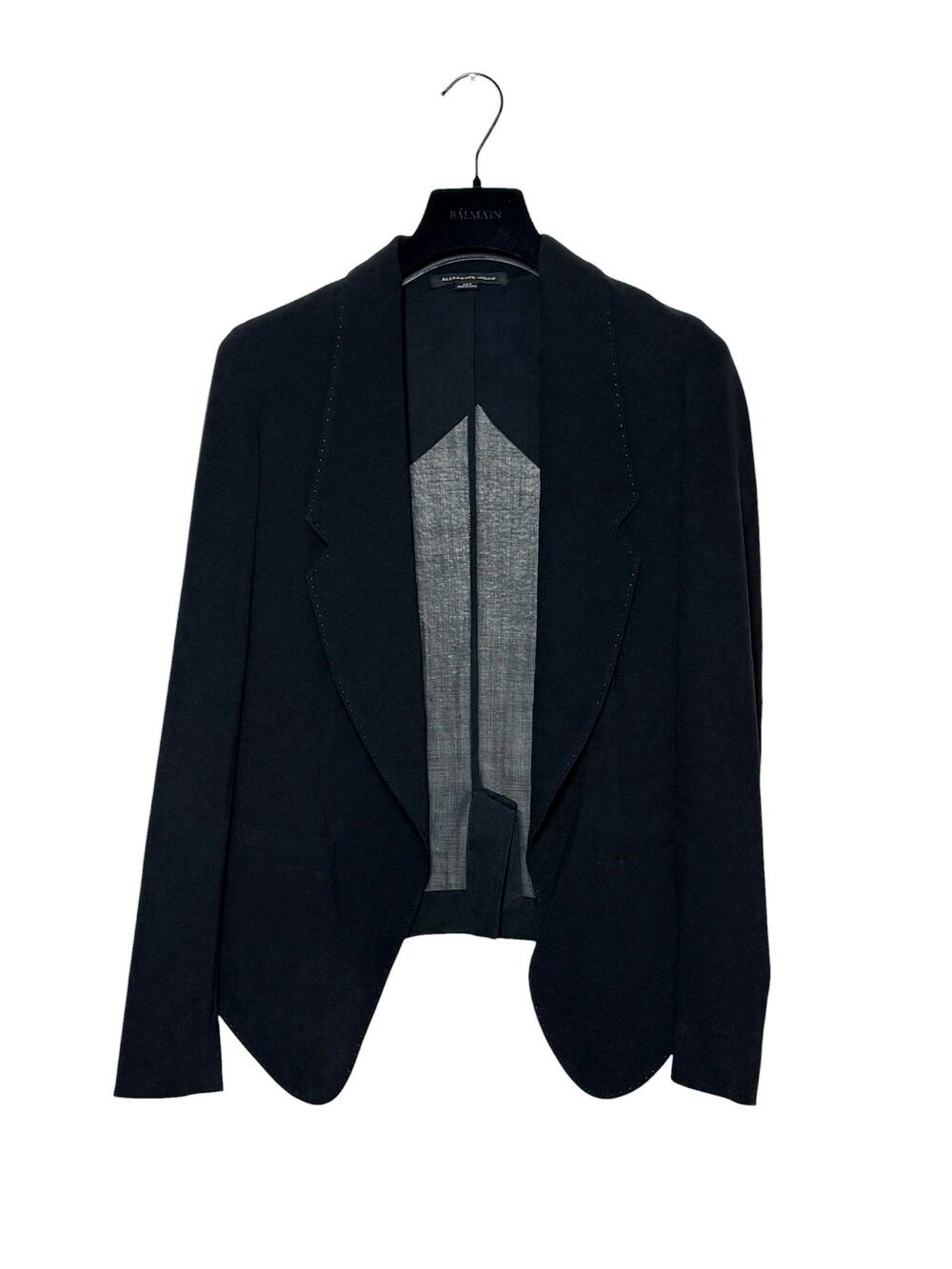 Alexander Wang Black Open Front Blazer Size 0